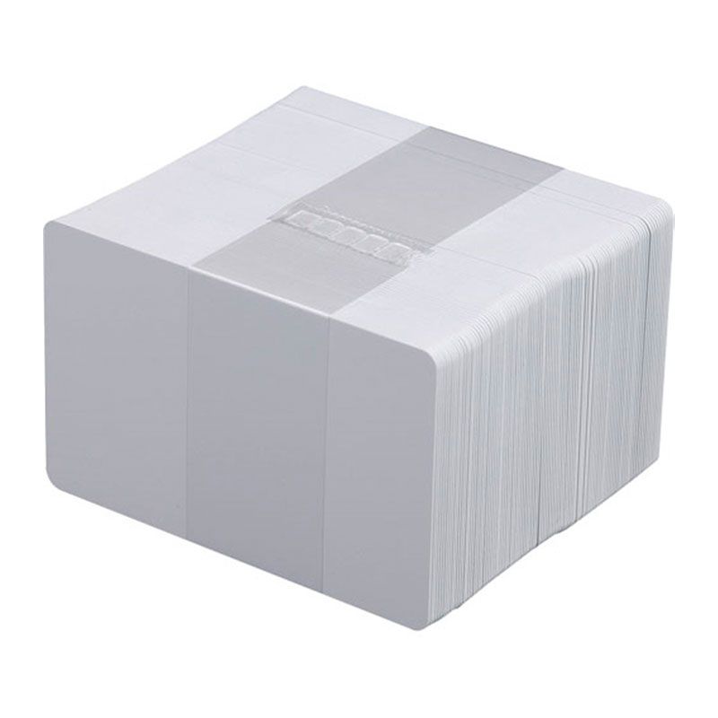 Especificação Técnica: Dimensões: 54mm x 86mm Espessura: 0,76mm Material: PVC Branco Imagens meramente ilustrativas Itens Inclusos: 50 unidade de cartão PVC branco