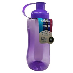 SQUEEZE Azul Transparente c/ Tubo de Gelo roxo
