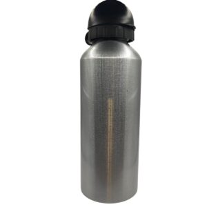 Garrafa Squeeze Cantil Inox Fitness Água Academia 500ml Prata